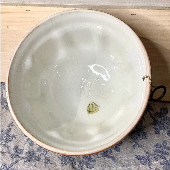 Vintage ABC Bassano Baking Mold Handpainted Italian Ceramic Peach Plum - Picture 9 of 9